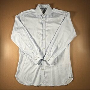 Ted Baker Endurance Light Blue Dress Shirt Men 15 32/33 Cotton